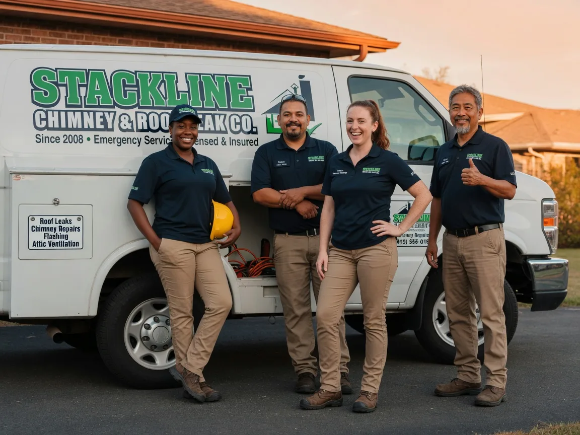 Chimney flashing repair company in Queen, PA
